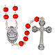 Rose-scented rosary with 0.2 in beads in Jubilee 2025 case s3