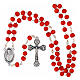 Rose-scented rosary with 0.2 in beads in Jubilee 2025 case s5