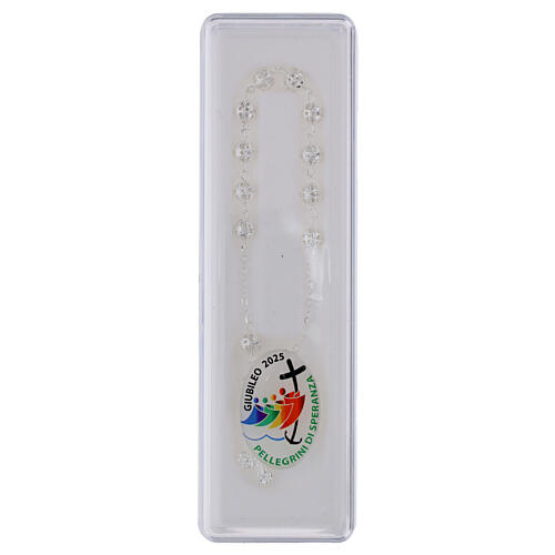 Pulsera rosario 5 mm caja Jubileo 2025 3