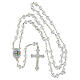 Jubilee 2025 Clear Glass 5mm Rosary with Case s5