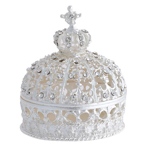 Corona para rosario motivos y zircones 6,5 cm 1