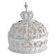Corona para rosario motivos y zircones 6,5 cm s3