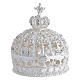 Corona para rosario motivos y zircones 6,5 cm s4
