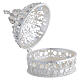 Couronne écrin à chapelet motifs et zircons 6,5 cm s2