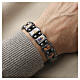 Armband aus Hämatit mit Heiligenmotiven und grauen Perlen s2