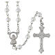 Rosary in pearl-effect glass with 0.24-inch beads s1