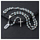 Chapelet perles strassball bleu ciel 6 mm argent 925 s2
