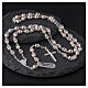 Rosario argento 925 cristalli rosa 6 mm s2