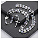Rosenkranz aus 925er Silber mit Swarovski-Kristallen, 6 mm s2