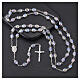 Chapelet collier en argent 925 et cristaux Swarovski 6 mm s2