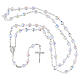 Chapelet collier en argent 925 et cristaux Swarovski 6 mm s5