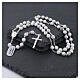 Chapelet argent 925 howlite blanche grains 6 mm s2