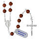 Chapelet collier en Argent 925 grains de jaspe rouge 6 mm s1
