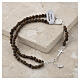 Bracelet dizainier bois 4 mm argent 925 s2