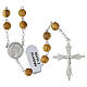 925 silver rosary with 0.2-inch olivewood beads s1