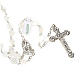 Heart-shaped beads mother of pearl rosary s1