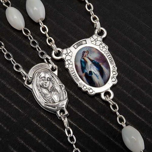 Mother of pearl oval rosary 2