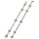 Mother-of-pearl rosary with round pearls 2 mm s3