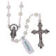 Rosary in mother-of-pearl with 3x3 mm round grains s1