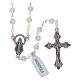 Mother-of-pearl rosary with round pearls 3 mm s1