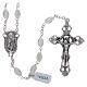 Mother-of-pearl rosary with oval pearls 7x3 mm s1