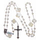 Rosary in mother-of-pearl with 3x3 mm grains s4