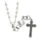 Genuine mother-of-pearl rosary with 6 mm round beads s2