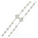 Rosary with real round mother of pearl beads 6 mm s3