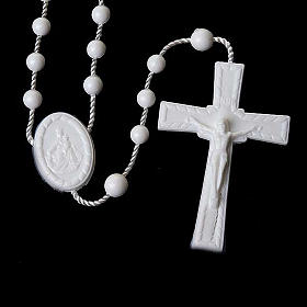 White nylon rosary
