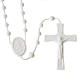 White nylon rosary s1