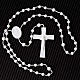White nylon rosary s3