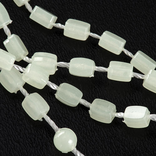 Set, Rosenkranz und Etui, fluoreszierende Perlen, mit Verschluss 4