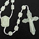 Fluorescent nylon rosary with box, centerpiece easy to open s3