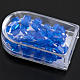 Blu nylon rosary with box, easy to open s3