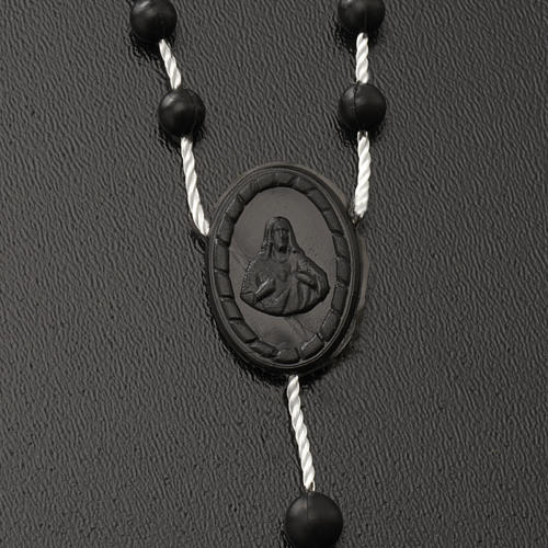 Black nylon rosary 3