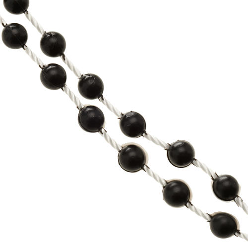 Black nylon rosary 4