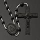 Black nylon rosary s2