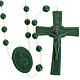 Green nylon rosary s1
