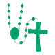 Green nylon rosary s2