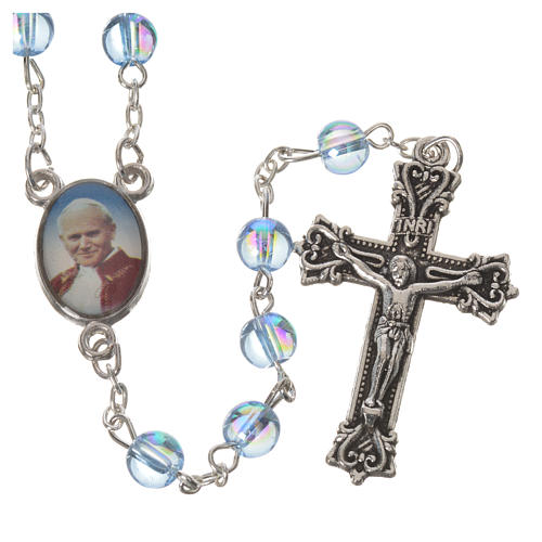 Rosenkranz Johannes Paul 2. Perlen 6mm 13