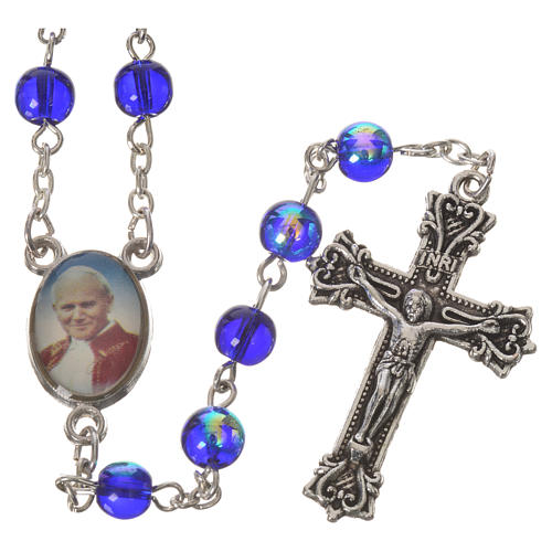 Rosary beads, John Paul II, 6mm assorted colours 14