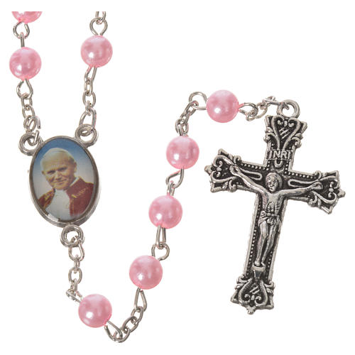 Rosary beads, John Paul II, 6mm assorted colours 15