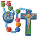 Rosary beads in multicoloured resin, 8mm s2