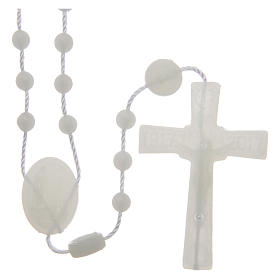 Our Lady of Fatima rosary phosphorescent 6 mm