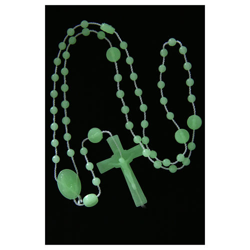 Our Lady of Fatima rosary phosphorescent 6 mm 5