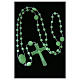 Our Lady of Fatima rosary phosphorescent 6 mm s5