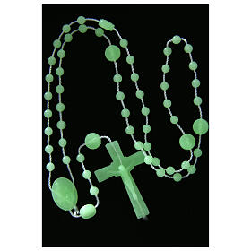 Our Lady of Fatima rosary phosphorescent 6 mm