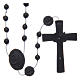 Our Lady of Fatima rosary black 6 mm s2