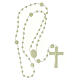 Our Lady of Fatima rosary white 6 mm s4