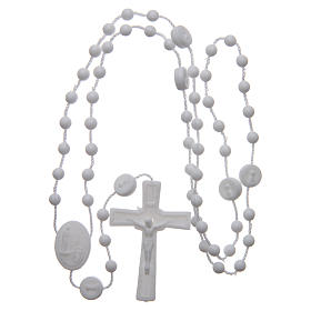 Rosario nylon blanco Nuestra Señora de Fatima 6 mm s4